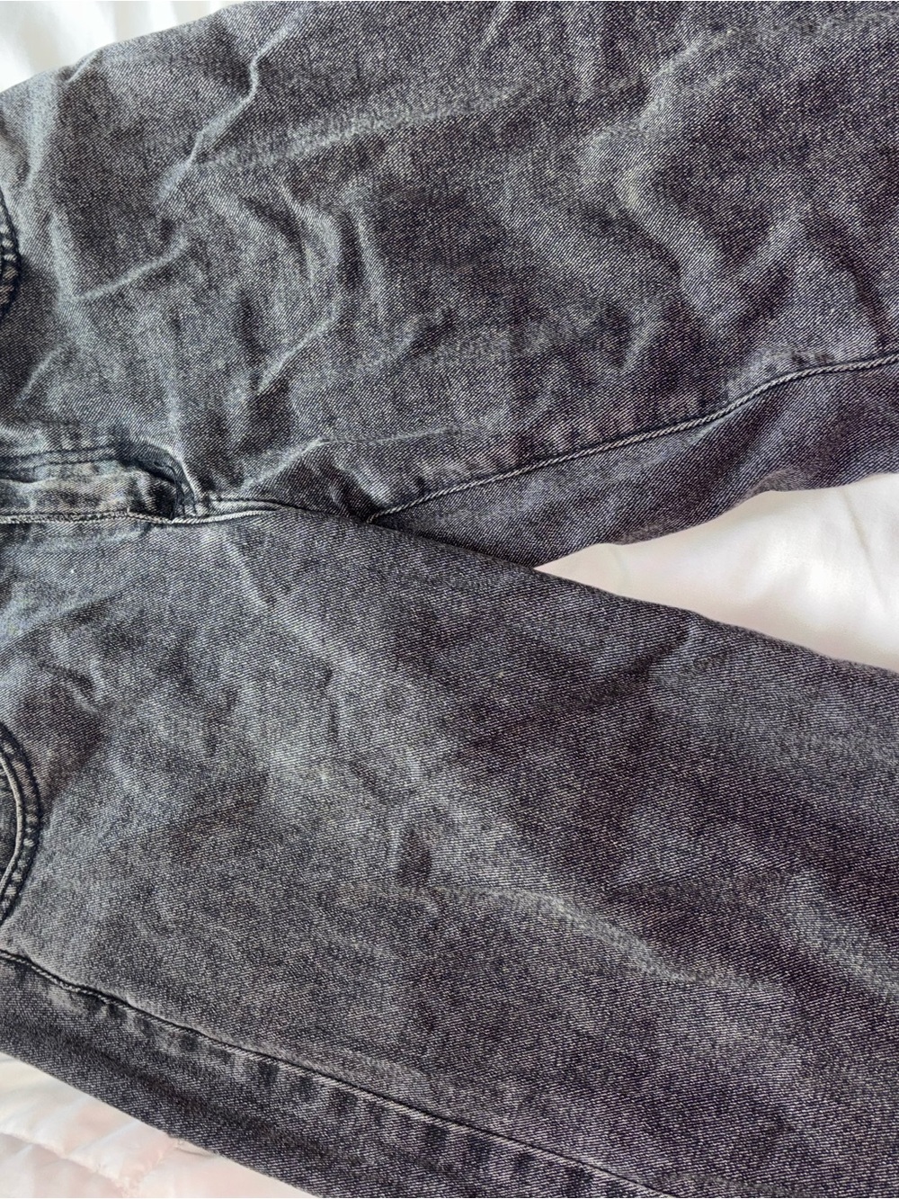 SHEIN Black Washed High-Rise Flare Jeans - Picture 3 of 4